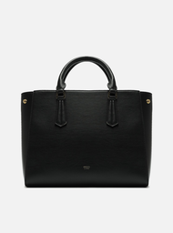 Bolsa Preta Arezzo Grande Eco Calf
