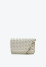 Bolsa Tiracolo Branca Schutz 4grls Lorena Couro Trama
