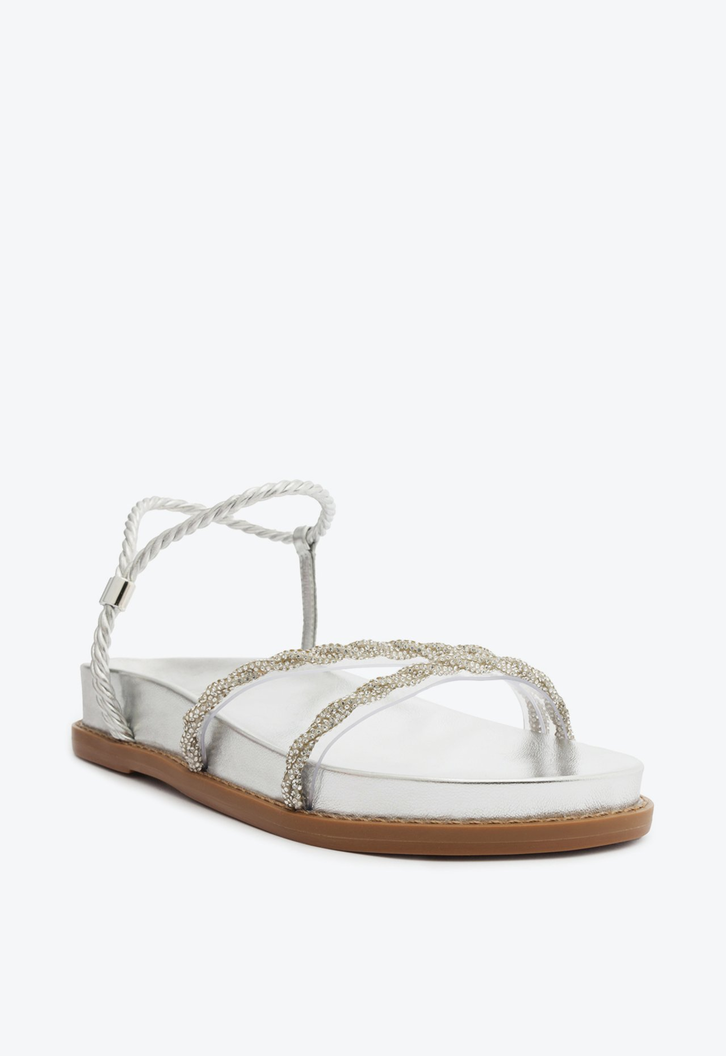 Papete Strass Prateada