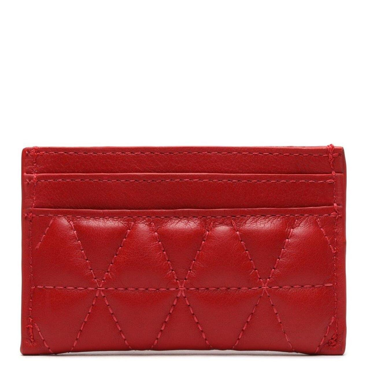 Porta-Cartões Vermelho Schutz 944 Couro | ZZ MALL