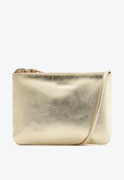 Bolsa Tiracolo Dourada Anacapri Média Basic