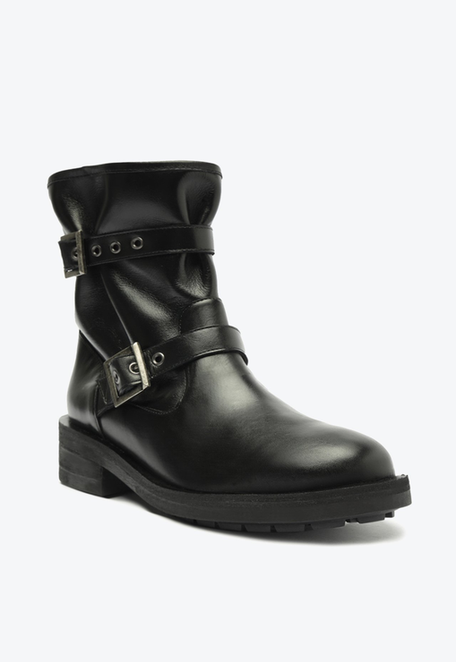 Bota Bronson Couro Preta
