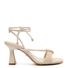 SANDÁLIA OFF-WHITE AREZZO COURO SALTO TAÇA MARGOT