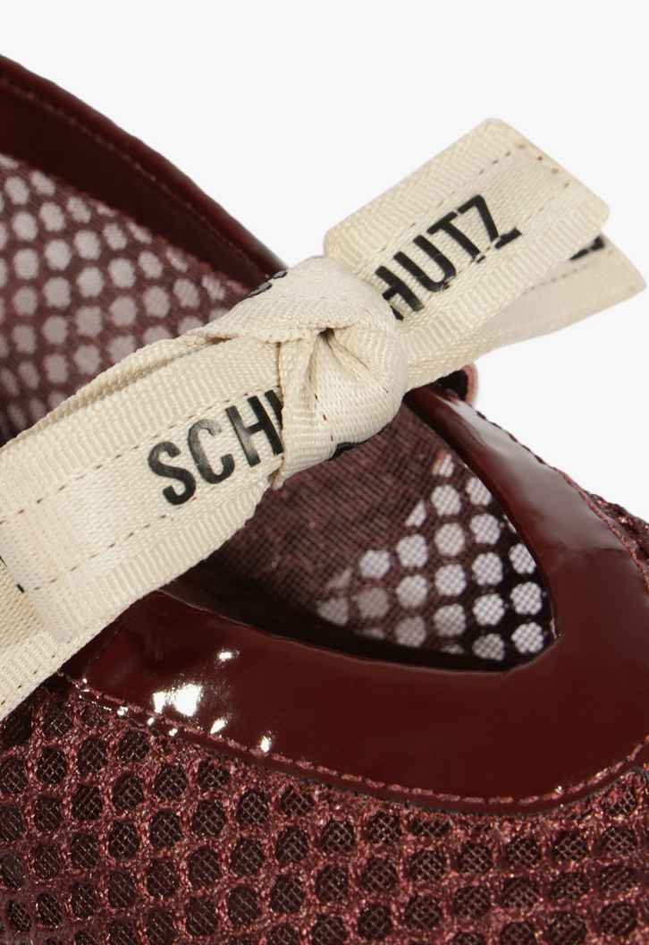 Sapatilha Schutz Bico Redondo Lina Vermelha | ZZ MALL