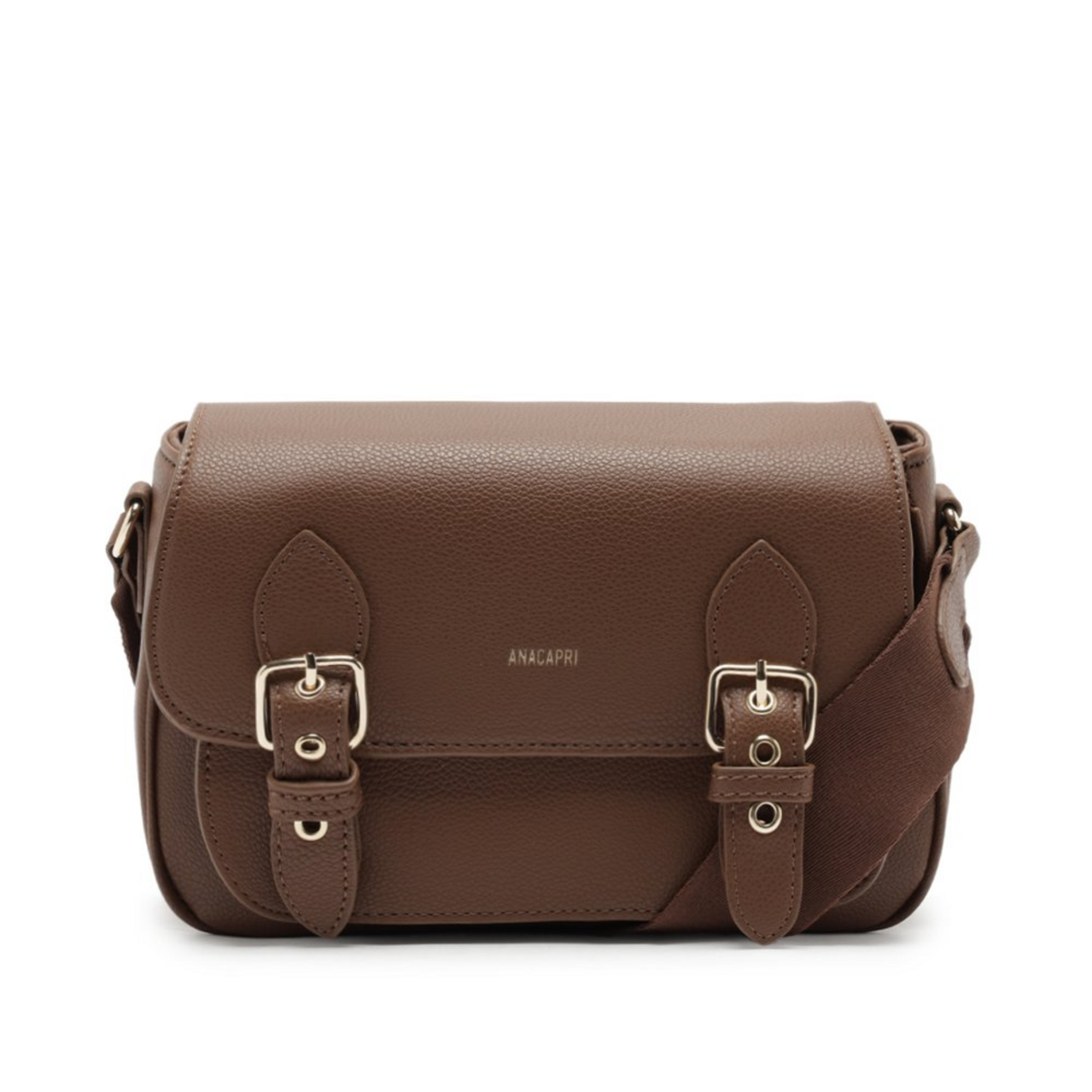 Bolsa Tiracolo Media Satchel Marrom Cinnamon