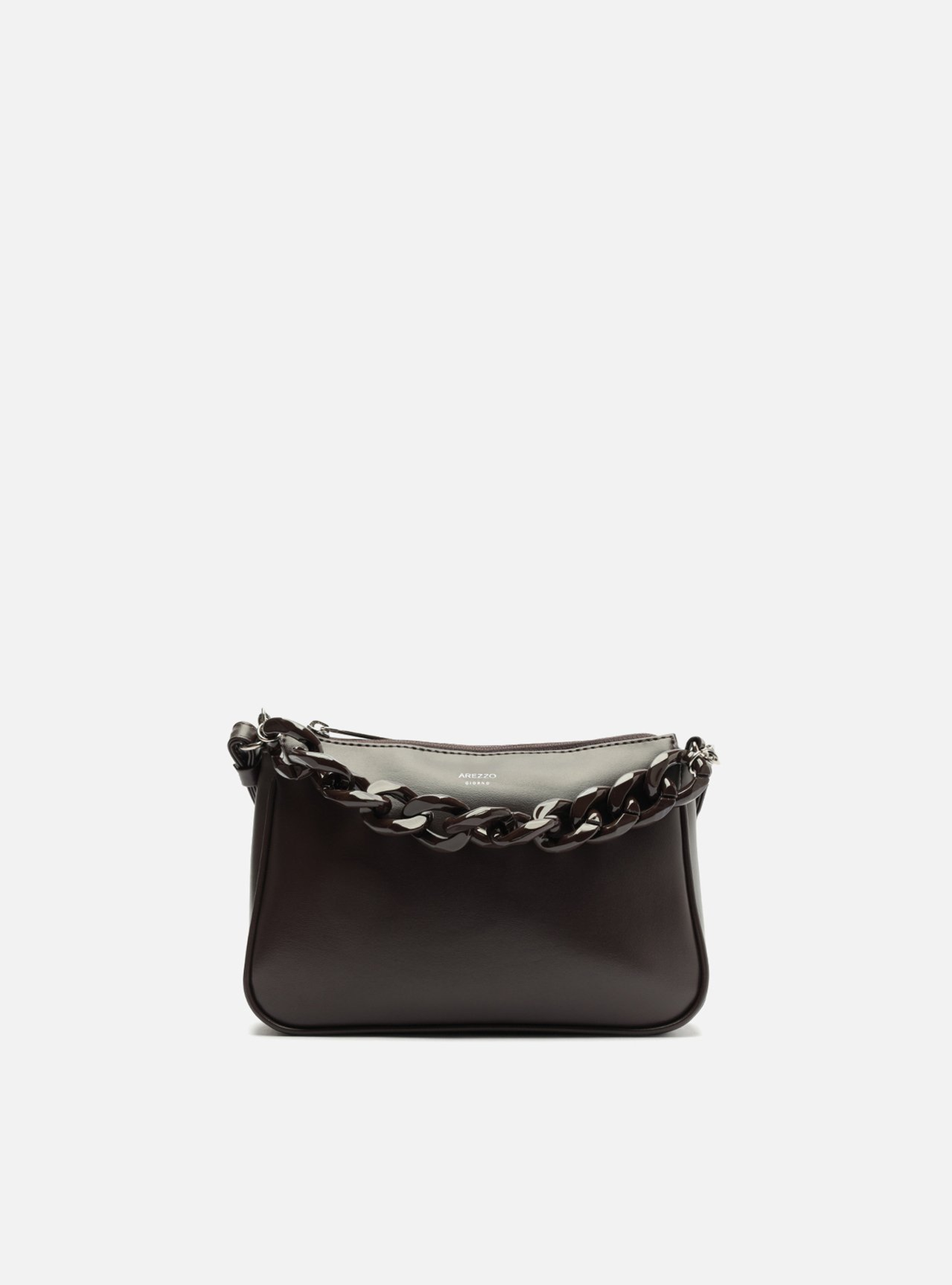 Bolsa Tiracolo Marrom Escura Iara Pequena