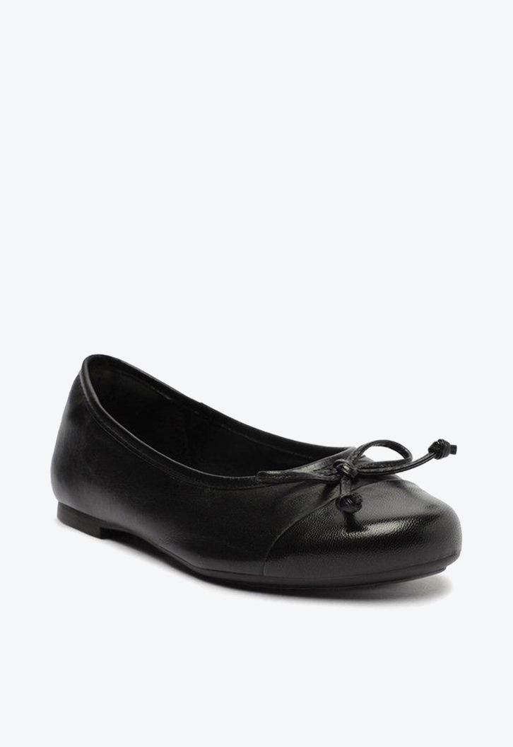 Sapatilha Infantil Preta Arezzo Bico Redondo Ballerina