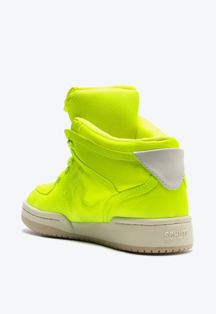 Tenis cano alto chicago amarelo