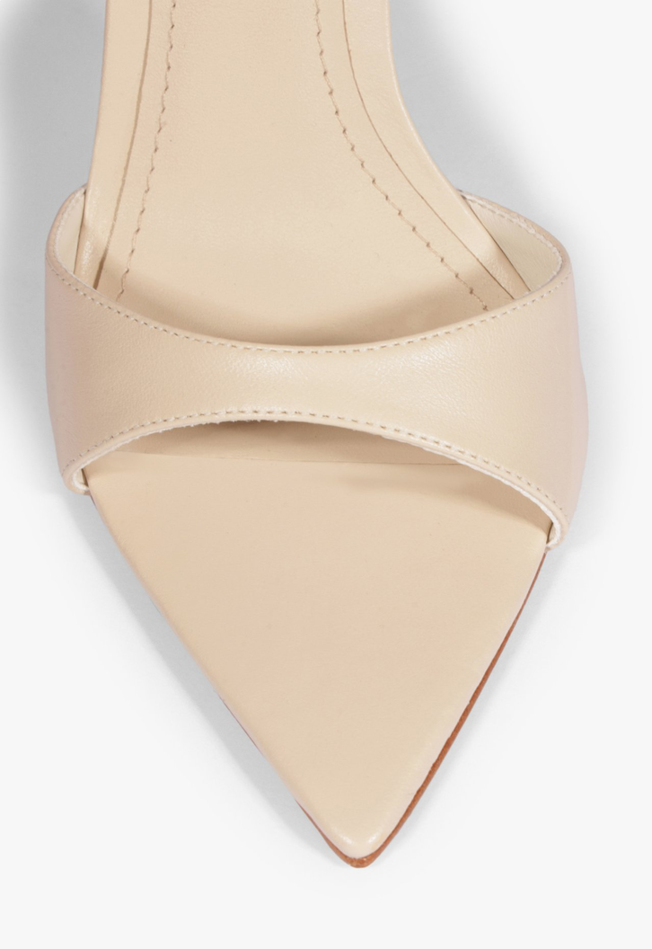 Sandália Emma High Couro Off White