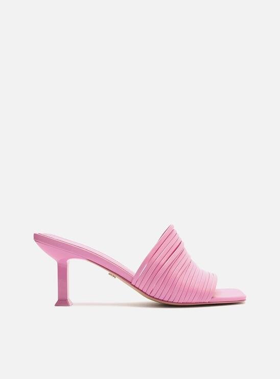 MULE ROSA AREZZO SALTO TAÇA MULTI TIRAS