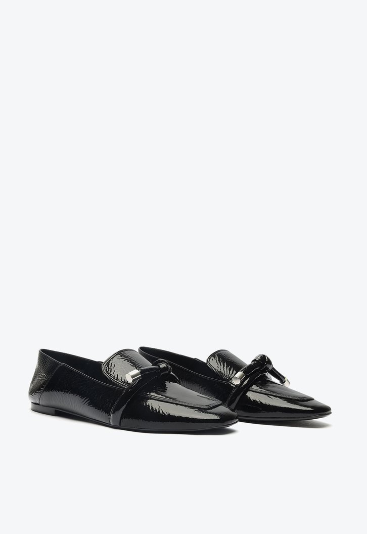 Sapato Mocassim Preto Schutz Verniz