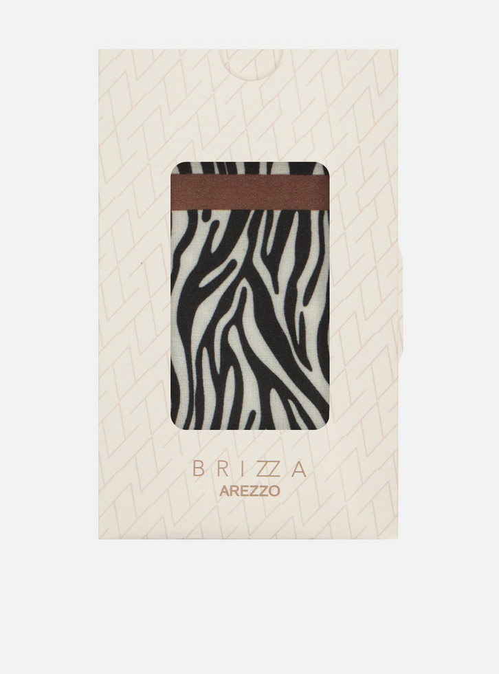 Lenço Estampado Zebra Brizza