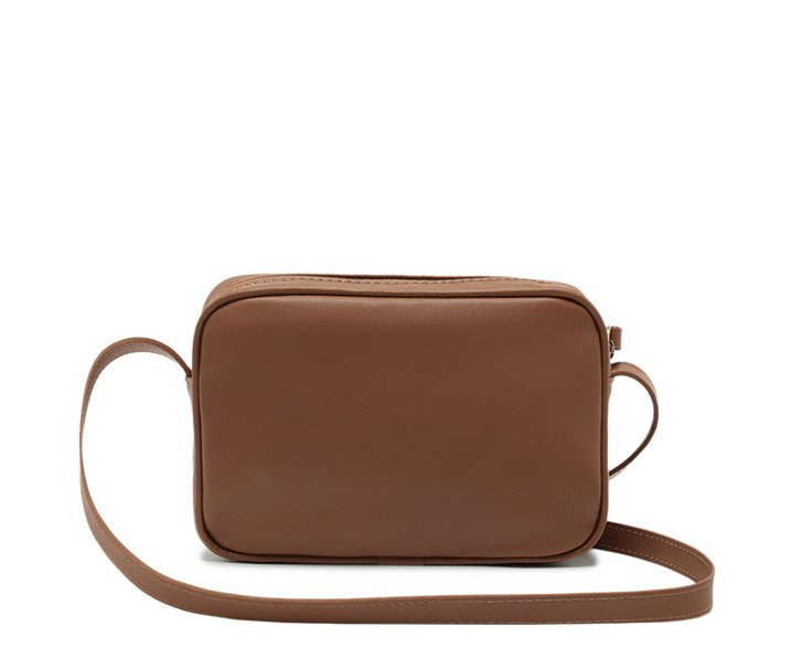 Crossbody Natural Marrom Anacapri Firenze Zif Zag