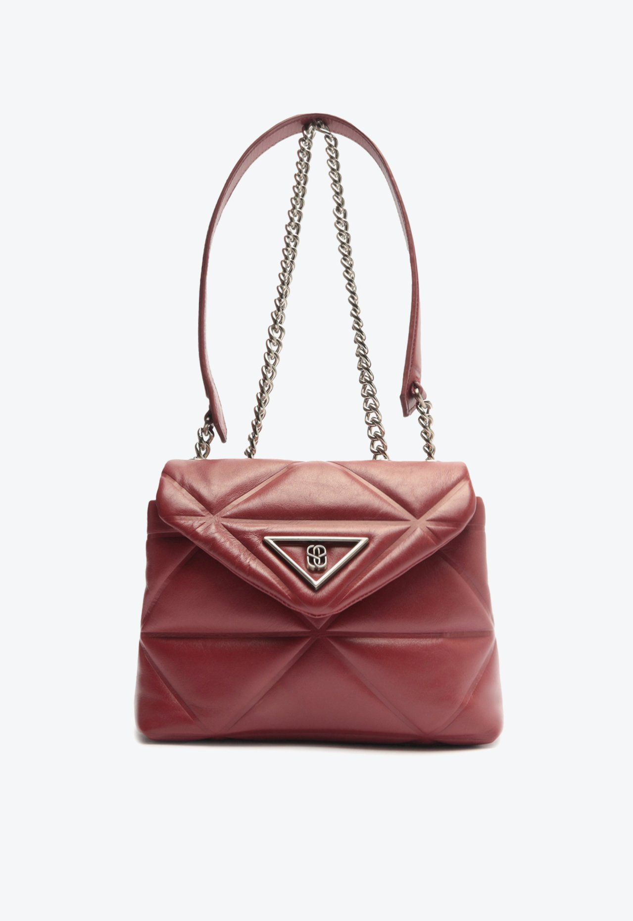 153♡ Bolsa Tiracolo Vermelha Schutz Média Poppy Couro | ZZ MALL