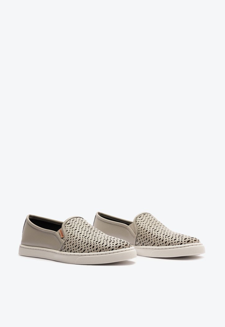 Tênis Slip On Ana Cinza