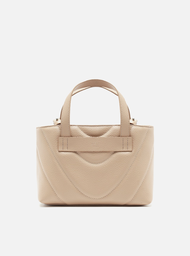 Bolsa Nude Branca Média