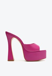 Sandália Mule Rosa Schutz Couro
