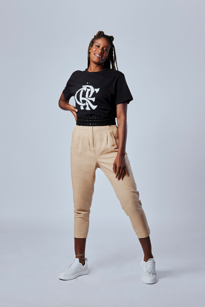CAMISETA PRETA RESERVA ESTAMPADA CRF