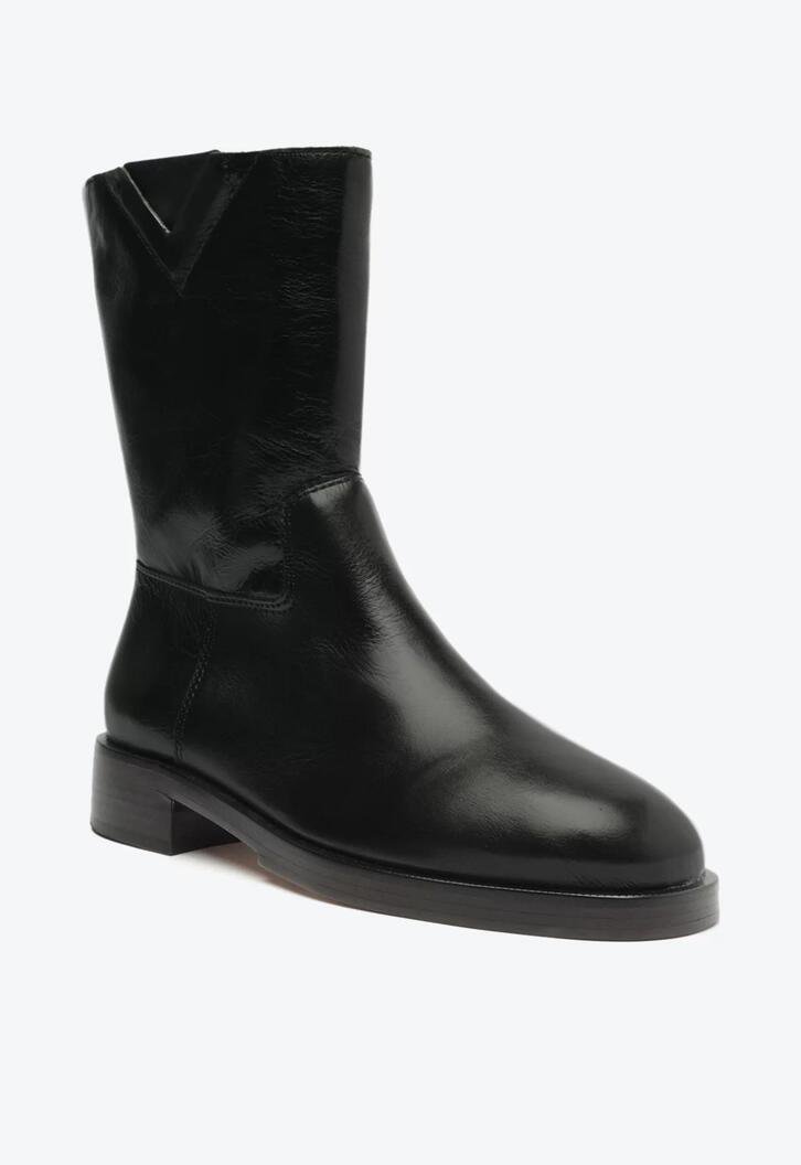 Bota Terrance Couro Preta
