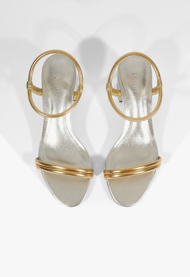 Sandália Gimenez Mid Dourado