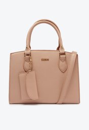 Bolsa Tote Pouch Nude Anacapri Média Essencial