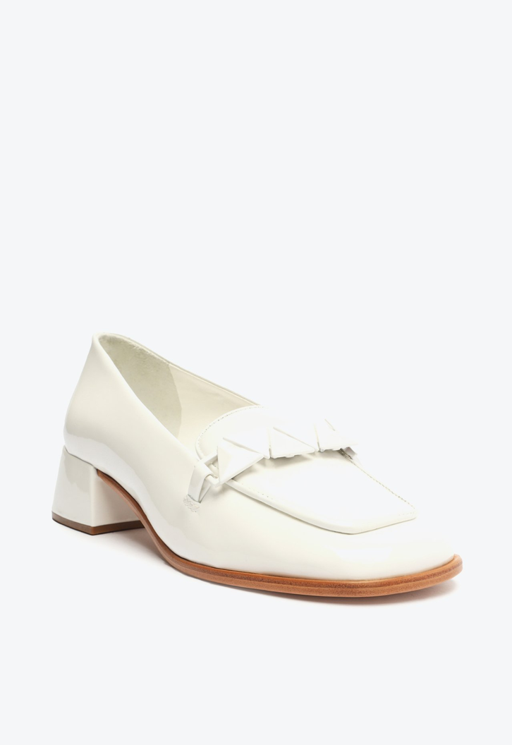 Mocassim Domenica Triangle Branco