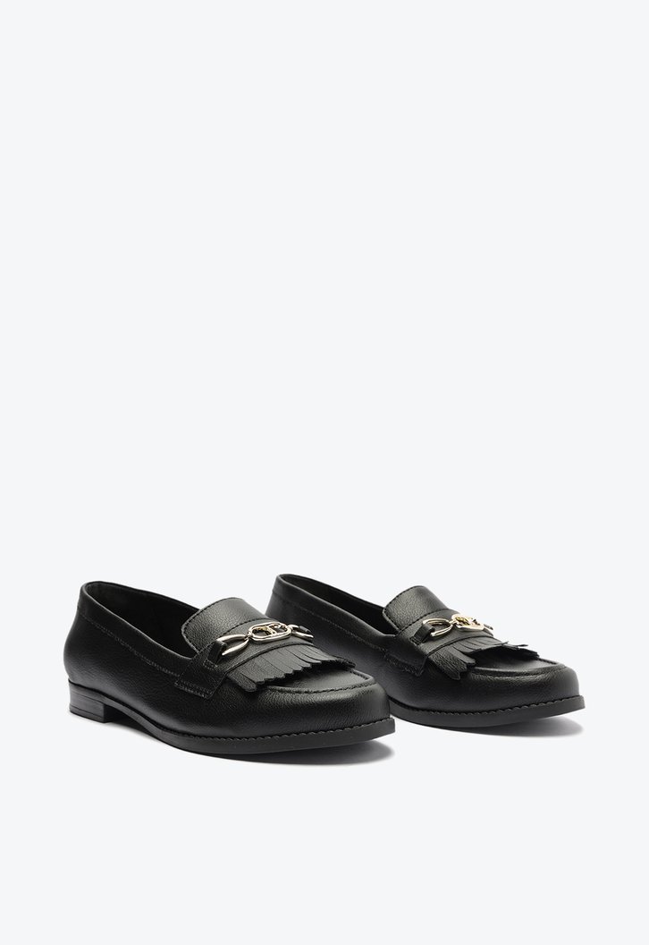 Mocassim Preto Franjas