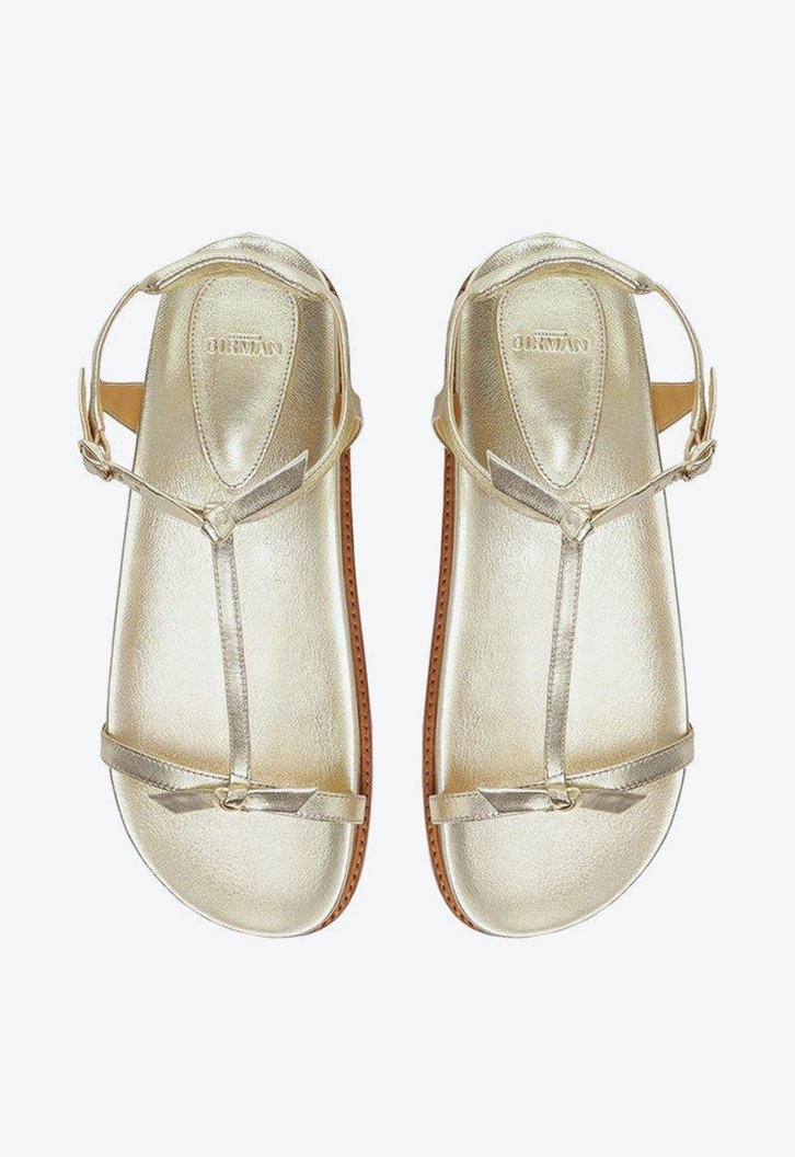 Slim Clarita Sport Sandal Leather Golden