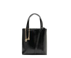 Bolsa Tote Média Madri Chaveiro Preta