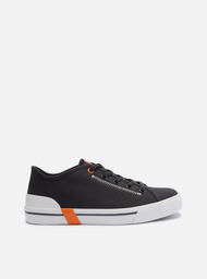 Tênis Preto Arezzo Lona Detalhe Lateral