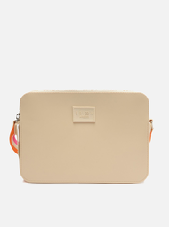 Bolsa Tiracolo Nude Alça Colorida Brizza