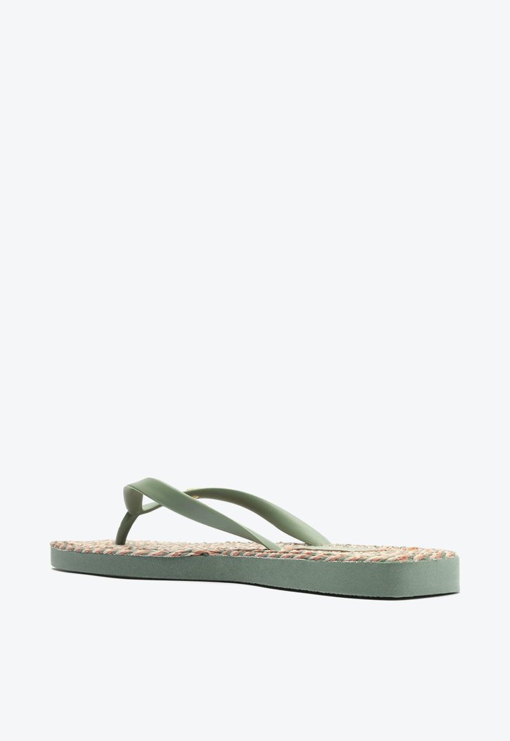 Chinelo De Dedo Verde Militar Brizza Fluo