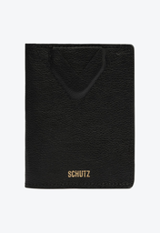 Porta Passaporte Preto Schutz Ellie Couro