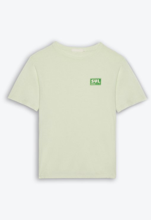 Camiseta Com Estampa Verde Schutz Olivia Em Malha