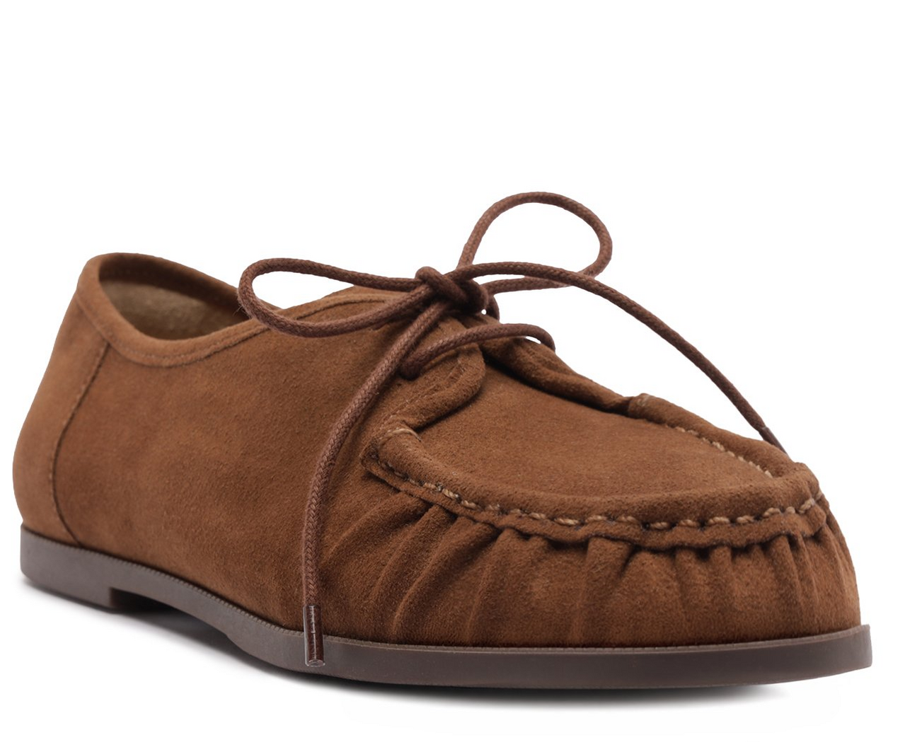 Mocassim Tradicional Com Amarração Marrom | ZZ MALL