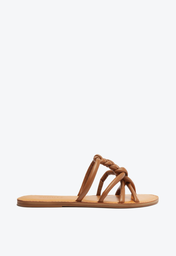 Sandália Rasteira Marrom Schutz Anabel Flat