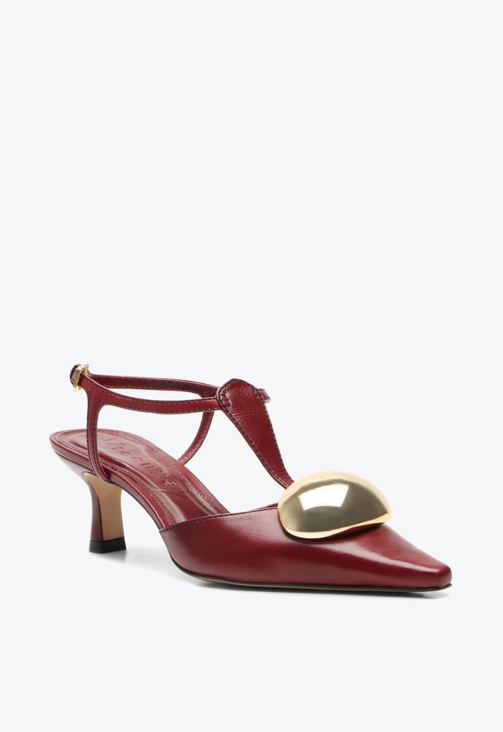 Slingback Olivia Bordô
