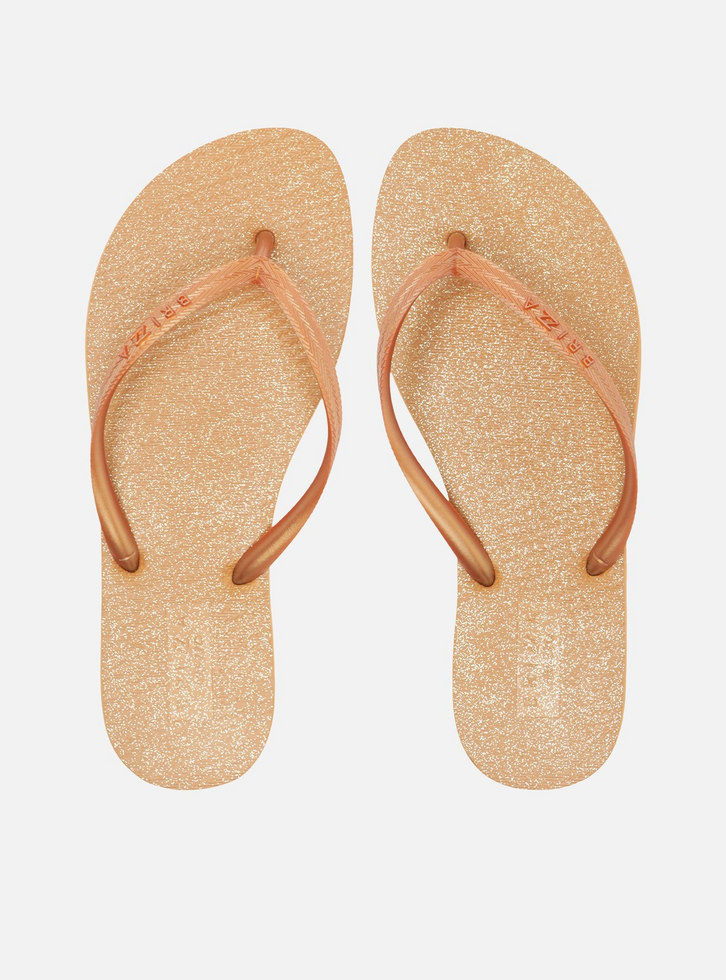 Chinelo Laranja Brizza Bico Redondo