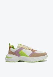 Tênis Multicolorido Verde Anacapri Sola Alta Trend