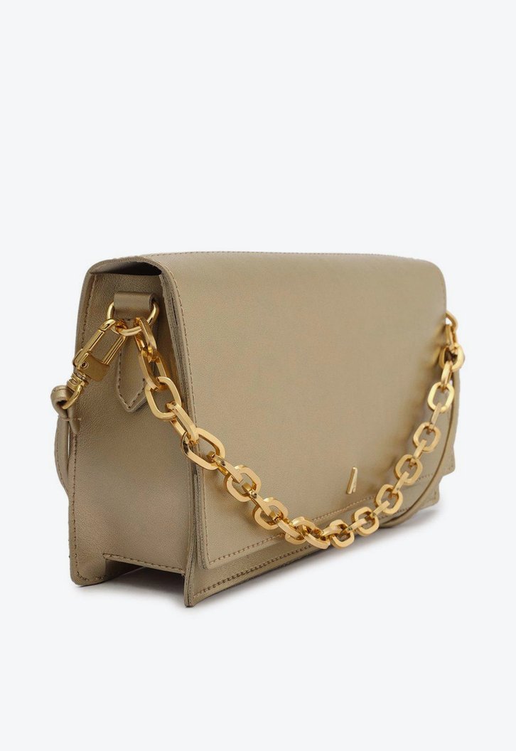 Bolsa Tiracolo Dourada Anacapri Corrente Média