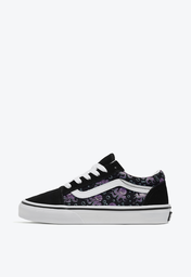 Tênis Old Skool Infantil Glow Octopus Black Purple