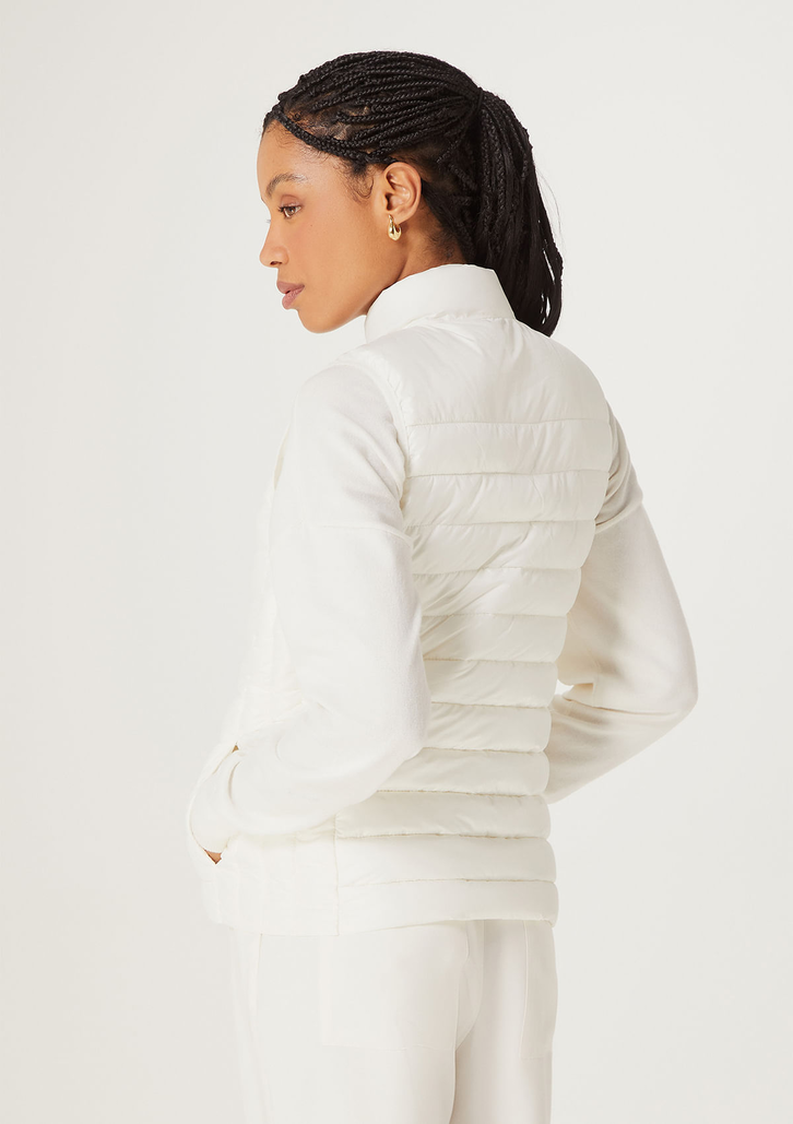 Colete Branco Hering Básico Puffer