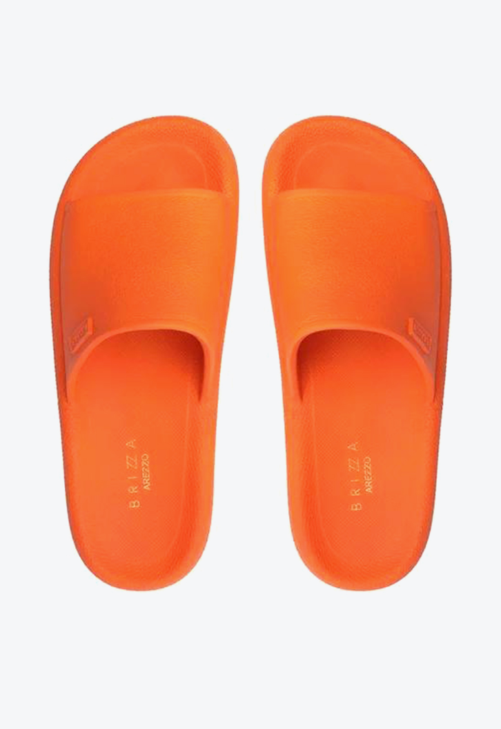 Chinelo Slide Laranja Brizza Sky