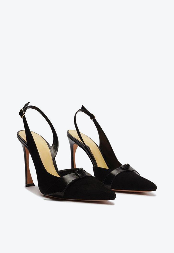 Asymmetric Clarita Slingback 100 Black