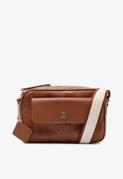 Bolsa Tiracolo Pequena Duetto Marrom
