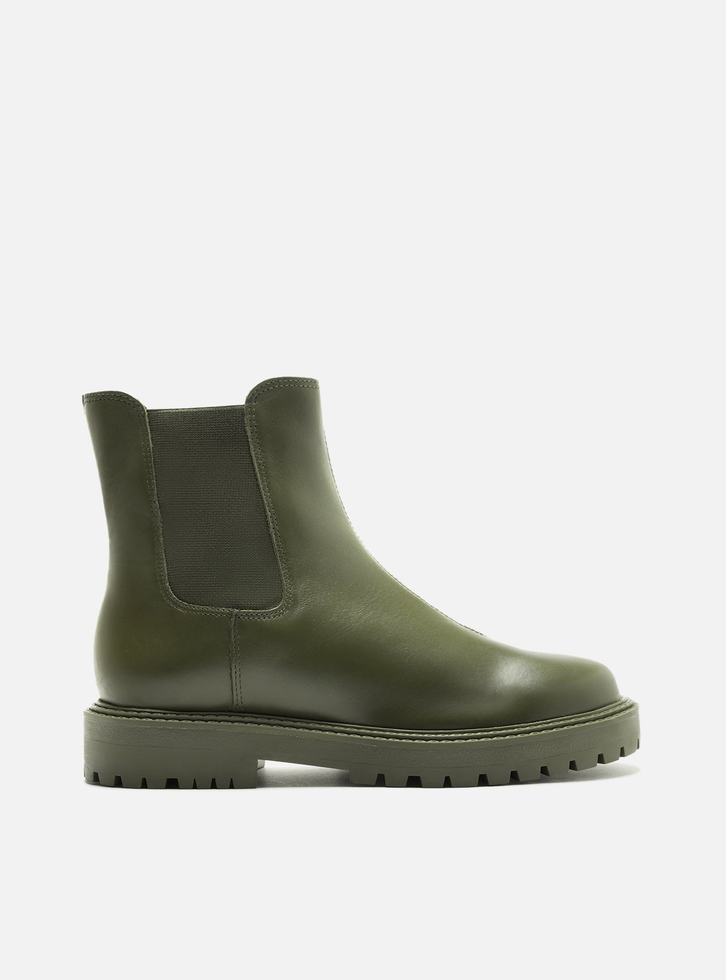 Bota Verde Arezzo Musgo Tratorada