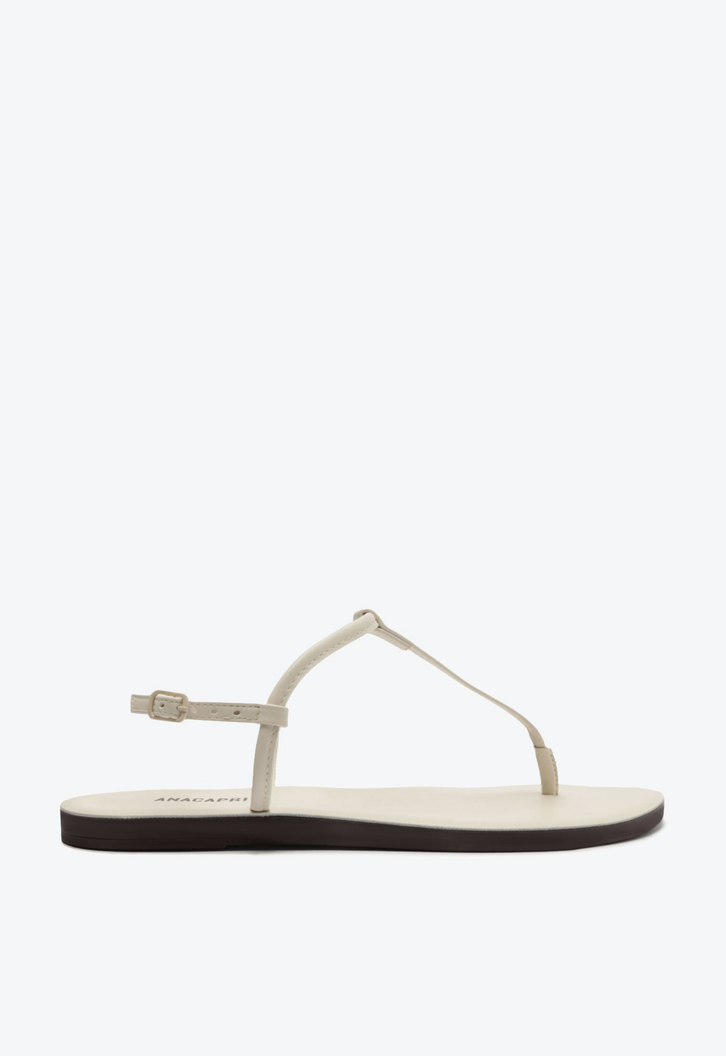 Sandália Slim Branca Monocolor
