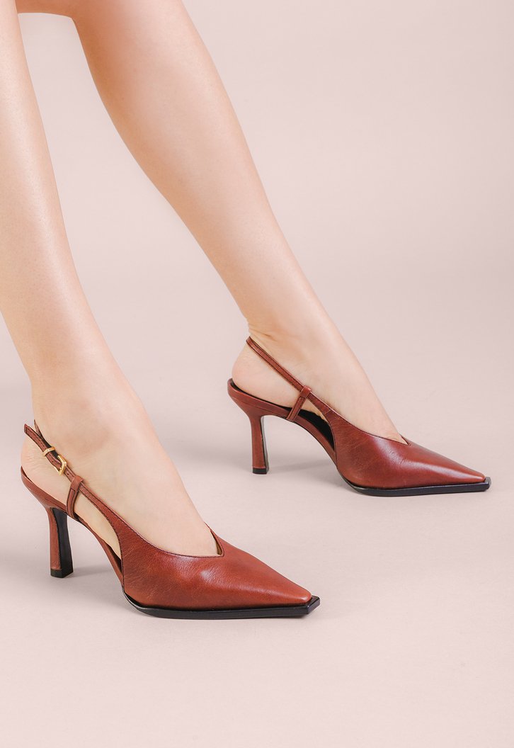 Slingback Marrom Vicenza Maitê | ZZ MALL