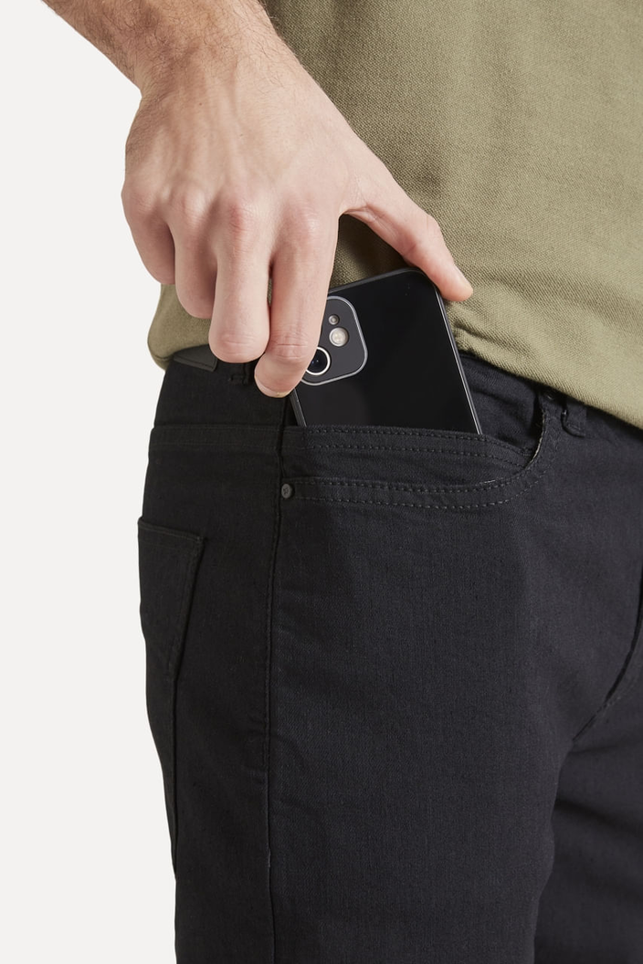 CALÇA PRETA RESERVA JEANS SKINNY VARJAO