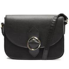 Crossbody Anacapri Preta Média Fivela